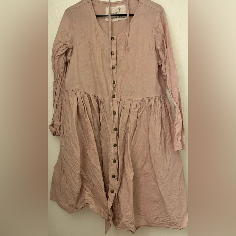 Not Perfect Linen Mama long sleeve